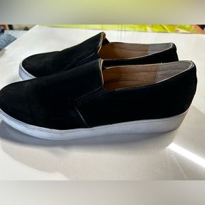 Vionic midi black suede size 11 Euc